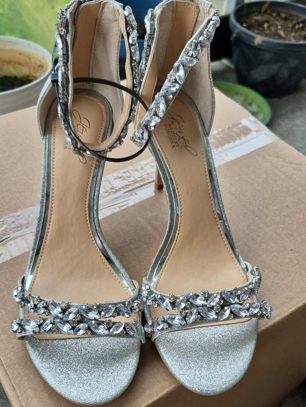 Silver High Heels, Beautiful LN